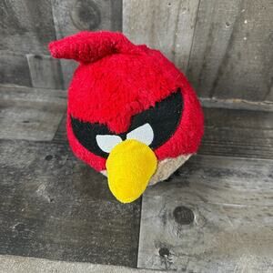 Angry Birds Space Plush Super Red Bird Rovio Entertainment 2012 Toy 6.5”